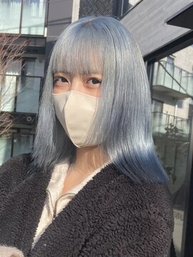 ソル オモテサンドウ 表参道 青山(SOL . OMOTESANDO) ミルクティーベージュローライトインナーカラーハイライト