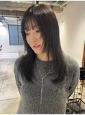 <kacho>顔周りレイヤーカット レイヤーミディアム 透明感カラー