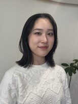 リュミエ ドゥ マッシュ(Lumier de mashu)&nbsp;顔まわりのレイヤーだけでふんわりニュアンスボブに！