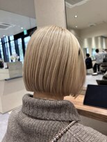 カナモ(Canamo)&nbsp;ミニボブ／切っぱなしボブ/ミルクティーベージュ/