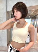 【大重】ナチュラル韓国ショートボブ/新宿/髪質改善/縮毛矯正