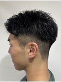 ニュアンスパーマ/ベリーショート/韓国マッシュ/松戸駅/men's