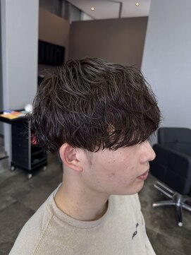 刈り上げマッシュ&波巻きスパイラル