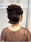 【谷】ショートヘアセット＊ハーフアップ