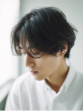 ロッソ ヘアアンドスパ 六町店(Rosso Hair&SPA) メンズセンターパート