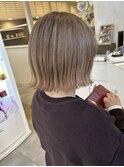 ミルクティーベージュ×外ハネボブ