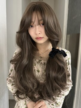 メゾンアクア 表参道(Maison ACQUA) ☆ブリーチなしダブルカラー オリーブ オリーブベージュ