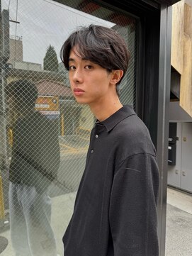 ヒュージ 表参道(huge) シャドウパーマ/フェザーショート/刈り上げないショート