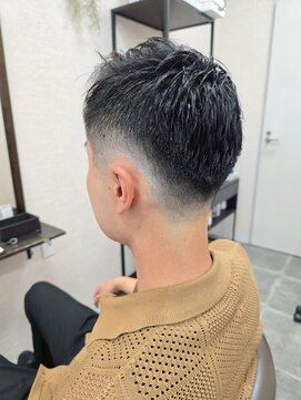 バセット バイ アルター 鎌取店(basset by aL-ter) MEN’S HAIR/サーフカール/刈り上げセンターパート/鎌取