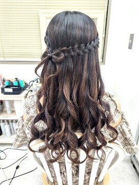 リサ 恵比寿(risa.) リボンハーフアップ