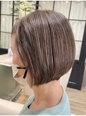 富士見ヶ丘ショートくびれショートイルミナカラー顔周りレイヤー
