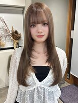 ヴィンスジオ 岐阜駅南(vince gio) ブリーチカラー/ミルクティー/レイヤーカット