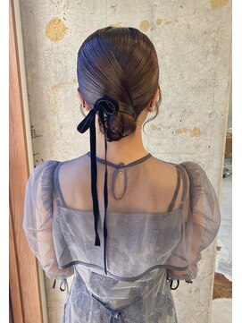 お呼ばれヘアセット