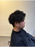 ツイストパーマ　ホワイトメッシュ　シャドウパーマ　八王子