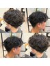 【RENA限定クーポン】メンズパーマ+メンズカット¥9500(社会人/学生/髪質改善