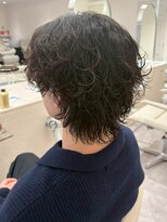 バトン(BATON)&nbsp;メンズパーマ/シャドウパーマ×波巻きパーマ