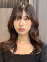 ランソ 新宿(RUNSO)&nbsp;シースルー前髪×韓国風レイヤーミディ