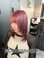 コワファースト長崎シャンプーボーイ 2nd(COIFF1RST 長崎 SHAMPOO BOY)&nbsp;長崎ハイトーン デザインカラー レイヤー 裾カラー 韓国