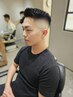 フェードカット+シェービング+眉毛カット+マッサージ+シャンプーセット