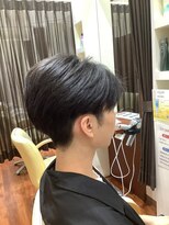 美容室ヒラトヤ 都南店&nbsp;マッシュボブスタイル韓国ビジネスマッシュシースルーバング