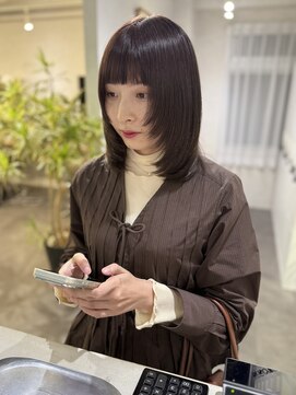 オウル(Owll) ◆◇透明感ラベンダーアッシュたっぷり顔まわりレイヤー◇◆