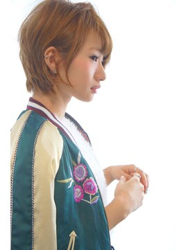 ヒップスデコ(Hip's deco) 美バランスショート・ミルクティーカラー