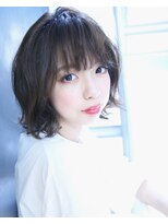 ブーケ(BOUQUET)&nbsp;大人かわいい 毛先ワンカールボブ 肩上アゴ下ライン