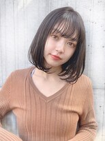 ラミ(L'ami)&nbsp;【東 純平】柔らかい大人かわいい小顔ボブ　グレージュ