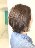 実は白髪染めです 明るめでも作れますよ