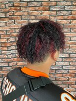 キーマン(KEYMAN)&nbsp;ツイストスパイラル×赤メッシュ