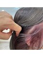 ヘア ポジション HAIR Position 能代店 インナーカラー　ピンク系