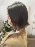 切りっぱなし外ハネボブ☆ダークアッシュ