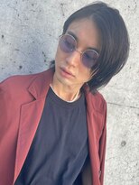 フィフス 原宿(fifth)&nbsp;【かきあげウルフセンターパート&ニュアンス大人メンズパーマ】