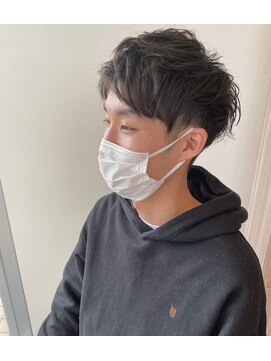 美容室 アクイール グラッセ(Accueillir grace) 爽やかツーブロック刈り上げアップバング