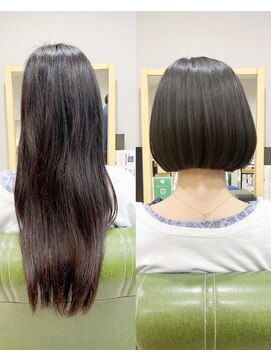 ヘアサロン ナノ(hair salon nano) ショート/ぱっつんボブ/20代/30代