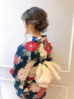 ネオリーブギンザ 銀座店(Neolive GINZA)&nbsp;浴衣に合わせたルーズシニョン