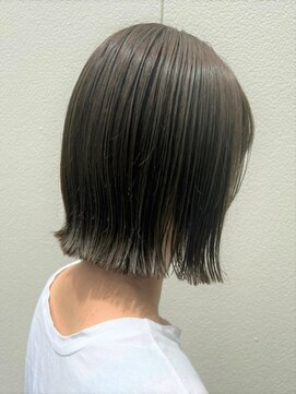 ナカオコアフュール(NAKAO COIFFURE) ぱっつんボブ/切りっぱなしボブ