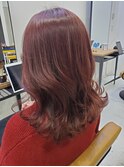 人気!ベリーピンクで韓国風に☆