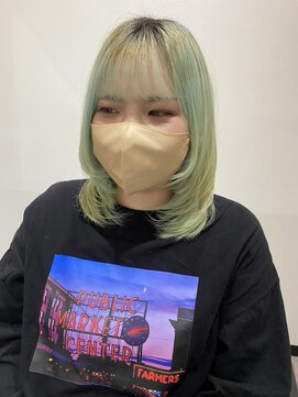 フォーディー(for D) Hair Salon for D ×　ウルフボブ