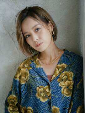 グリーンルーム(GREENROOM) ミニボブ/グリーンルーム 新丸子 武蔵小杉 髪質改善 眉毛 美容室