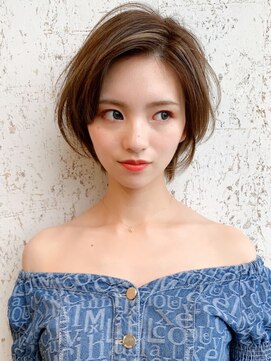 クロン 美容室(clon) 前髪なしのネオハンサムショート