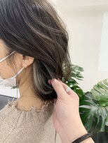 小森谷,前髪マチルダボブ,ピンクベージュ,インナーグレージュd30