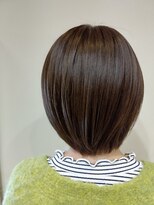 レッドソウル(RED SOUL) ショートボブ×くすみベージュカラー