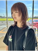#ミディアムウルフ/10代/20代/30代/ウルフカット/艶髪/髪質改善