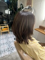 アンドビューティフル 恵比寿(andbeautiful)&nbsp;白髪ぼかしハイライト×くびれミディアム