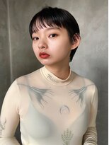 トゥコ(tuco)&nbsp;ウルフ　バイオレットカラー　ブリーチ　レイヤーカット