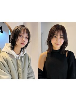 【似合わせカット】mm単位でこだわったカットで、360°どこから見ても美フォルムへ♪