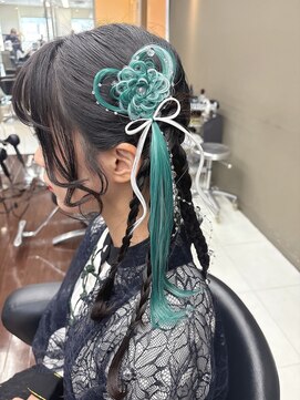 シャンプーボーイエイムス(SHAMPOO BOY aims) 推し活ライブ用ヘアアレンジ