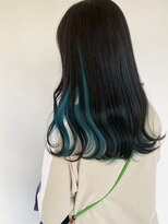 アンドエガオ いわき(&egao)&nbsp;インナーカラー*エメラルドグリーン