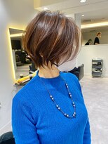 30代40代50代絶壁解消白髪ぼかし髪型ハイライト前髪山口